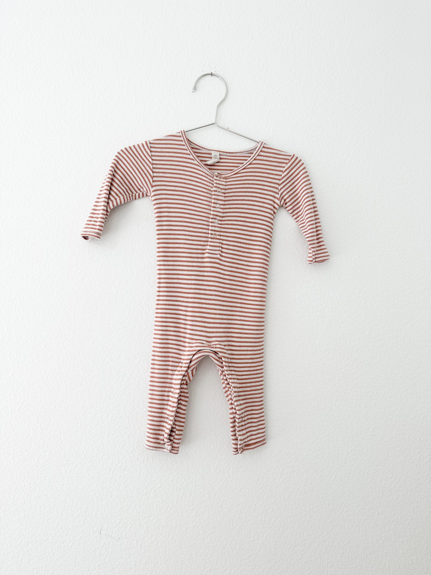 Q by Quincy Mae striped romper (3/6)