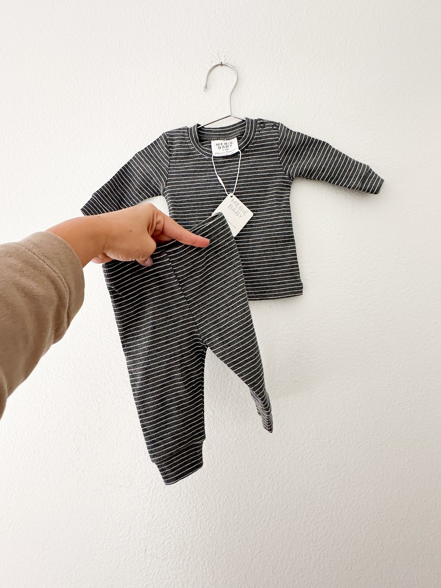 Mebie baby ribbed set (0/3)