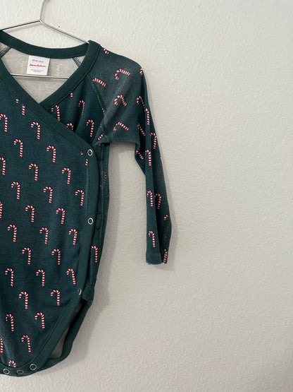 Hanna candy cane bodysuit (2T)