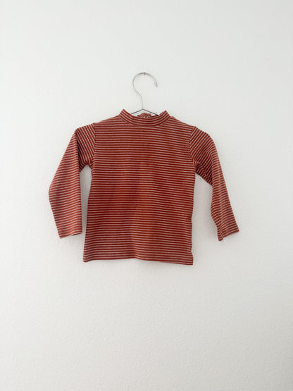 Zara striped rust long sleeve (18/24)