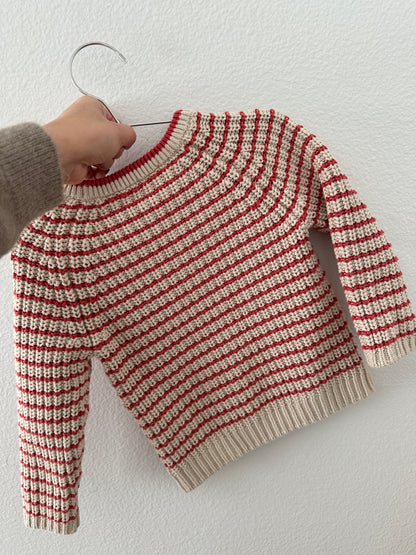 H&M striped knit sweater (2/4Y)