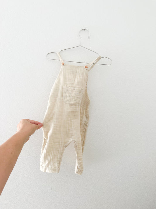 Zara woven overalls (3/6)