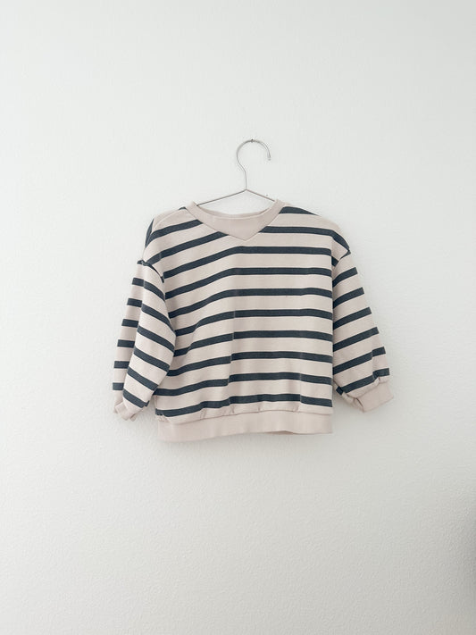 Zara striped crewneck (3/4)