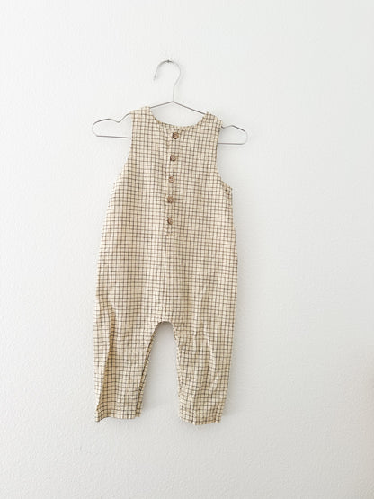 Rylee + Cru grid button jumpsuit || 12/18