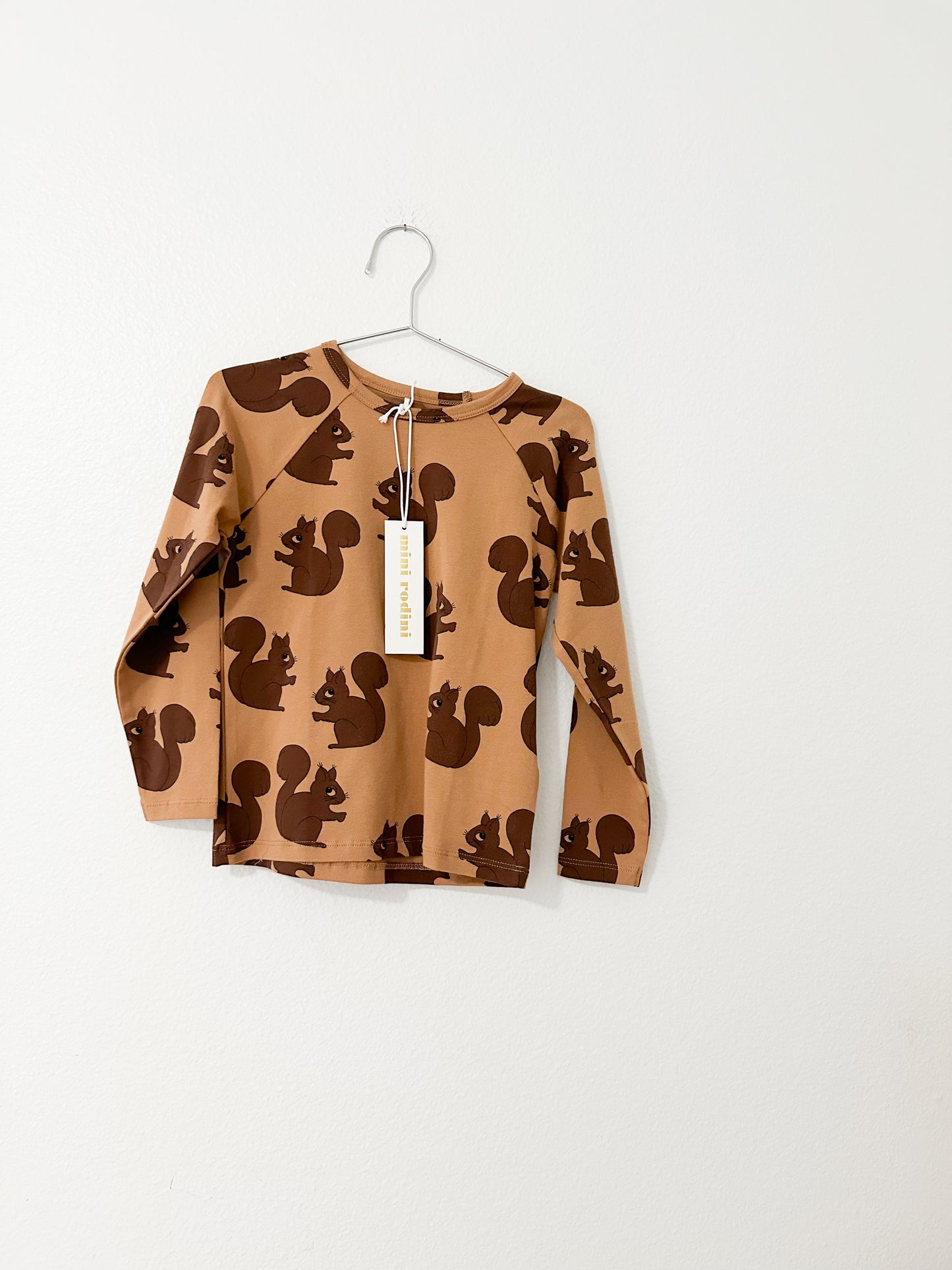 Mini Rodini squirrel long sleeve (4/5T)