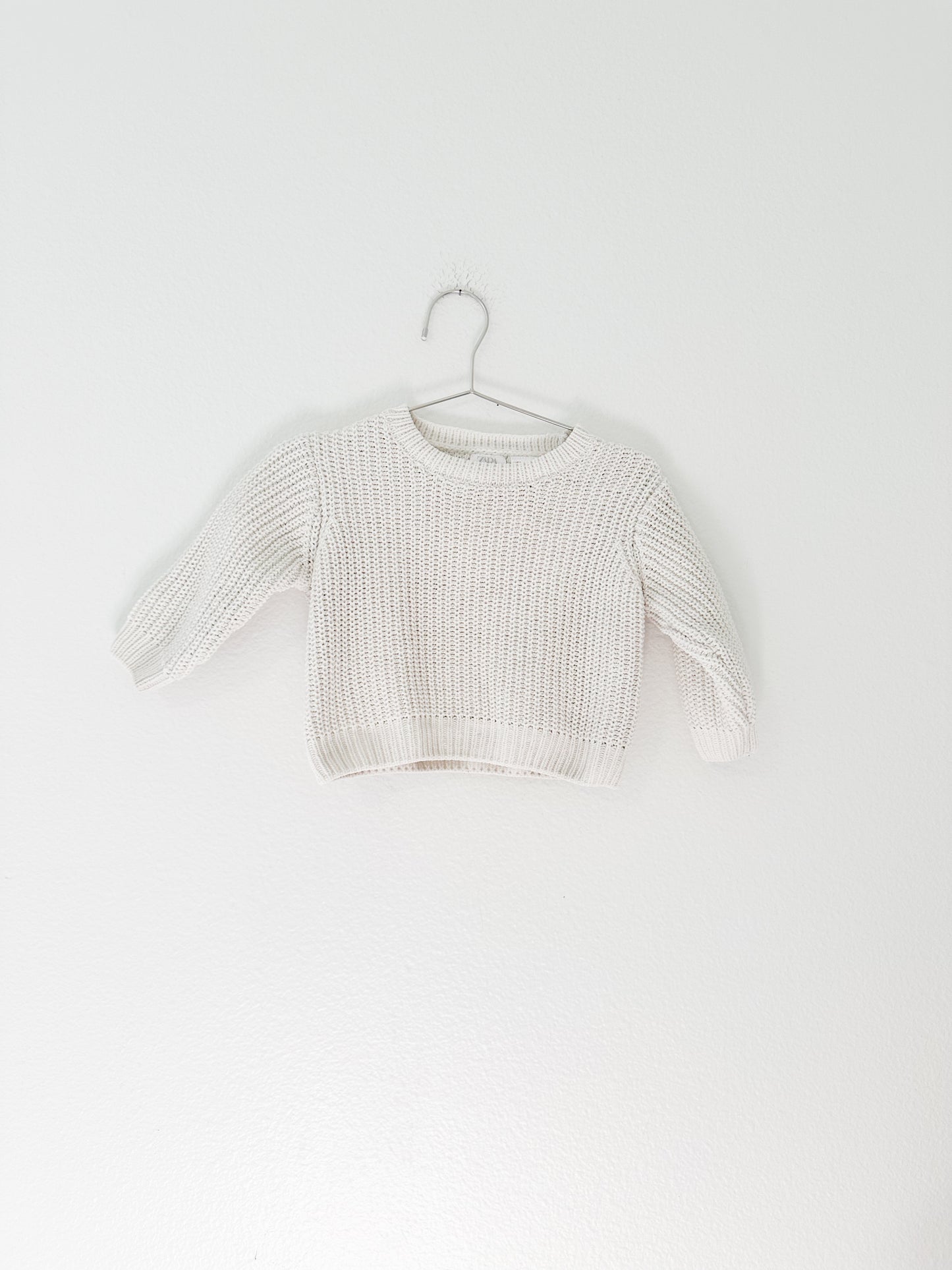 Zara knit sweater || 9/12