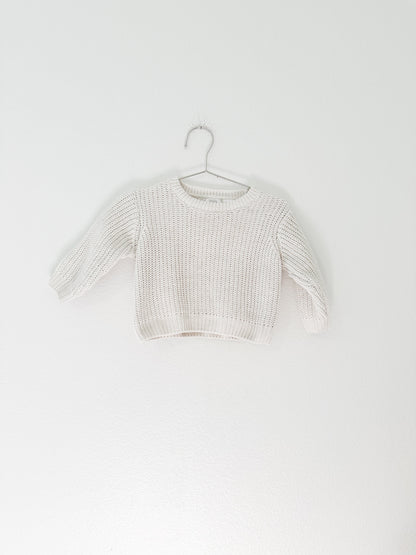 Zara knit sweater || 9/12