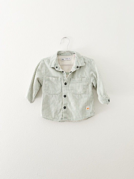 Zara striped overshirt || 12/8
