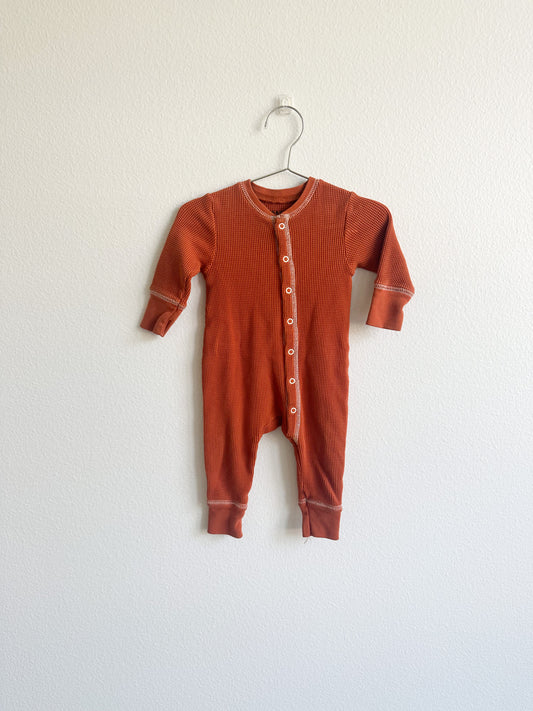 Fin & Vince waffle long John || terracotta (6/12)