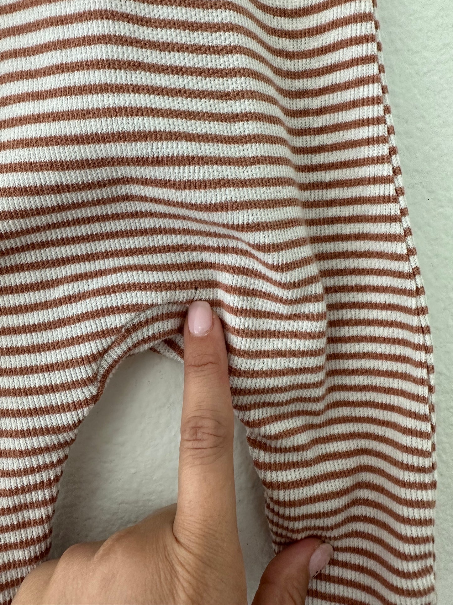 Q by Quincy Mae striped romper (3/6)