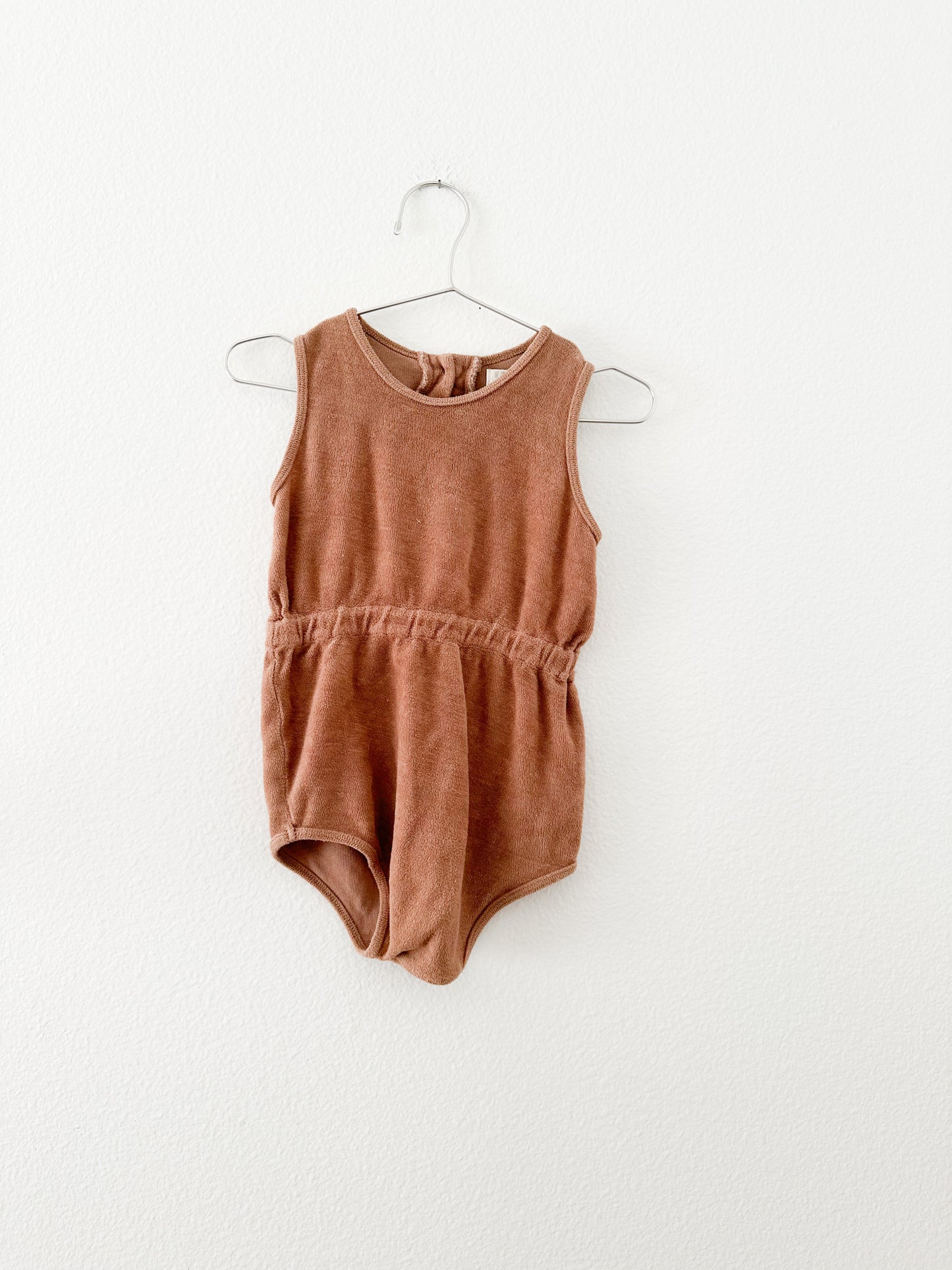 The simple folk organic terry cloth romper (18/24)