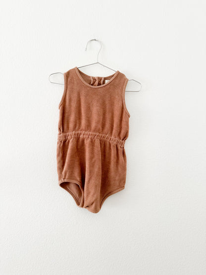 The simple folk organic terry cloth romper (18/24)
