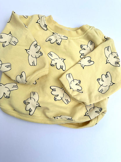 Bobo chooses freedom Bird sweater 6M