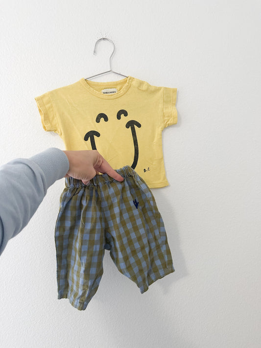 Bobo choses tee and baggy pants|| 3/6