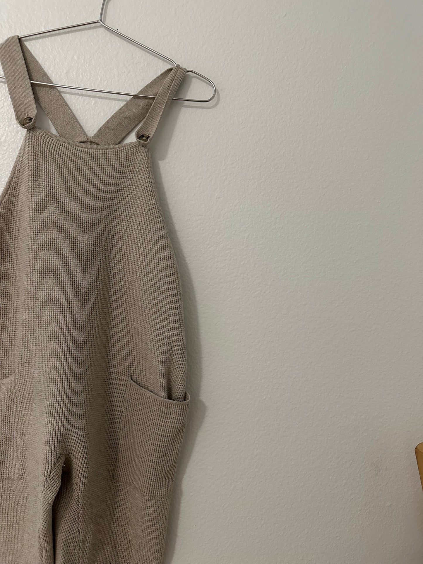 Zara waffle overalls (4/5)