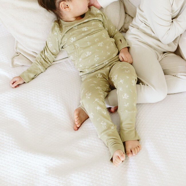 Goumi organic loungewear set|| branches (4T)