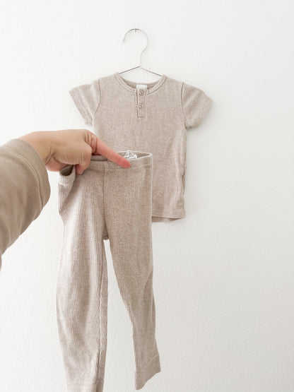 Jamie Kay organic cotton modal set in Swan|| 1Y