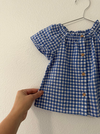 Zara gingham blouse (9/12)