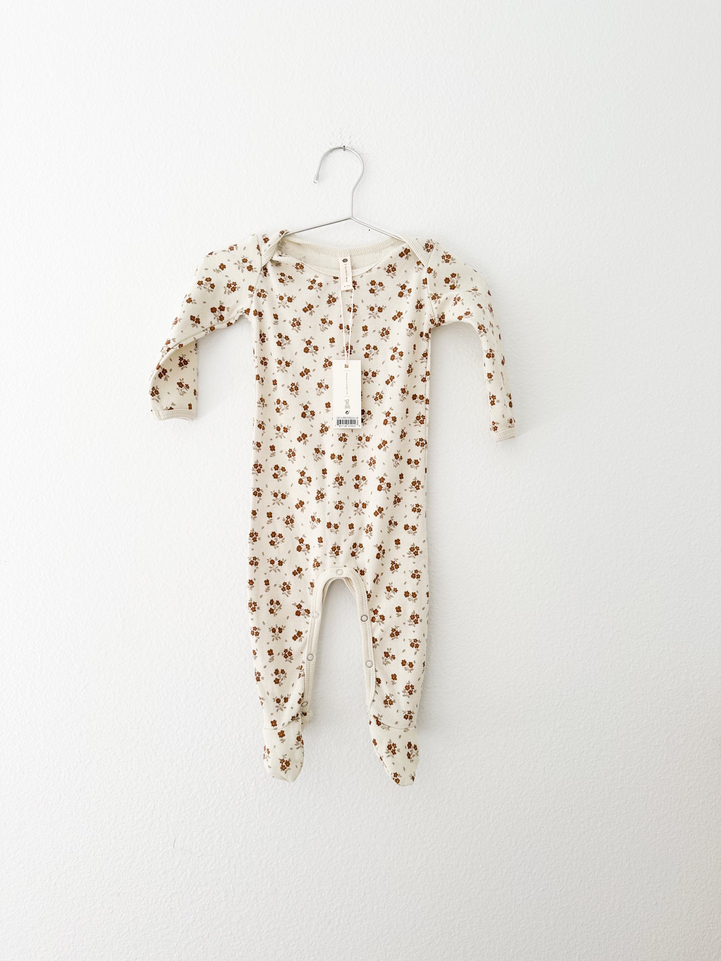 Q by Quincy Mae floral one piece (6/12)
