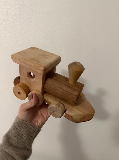 Large wooden train