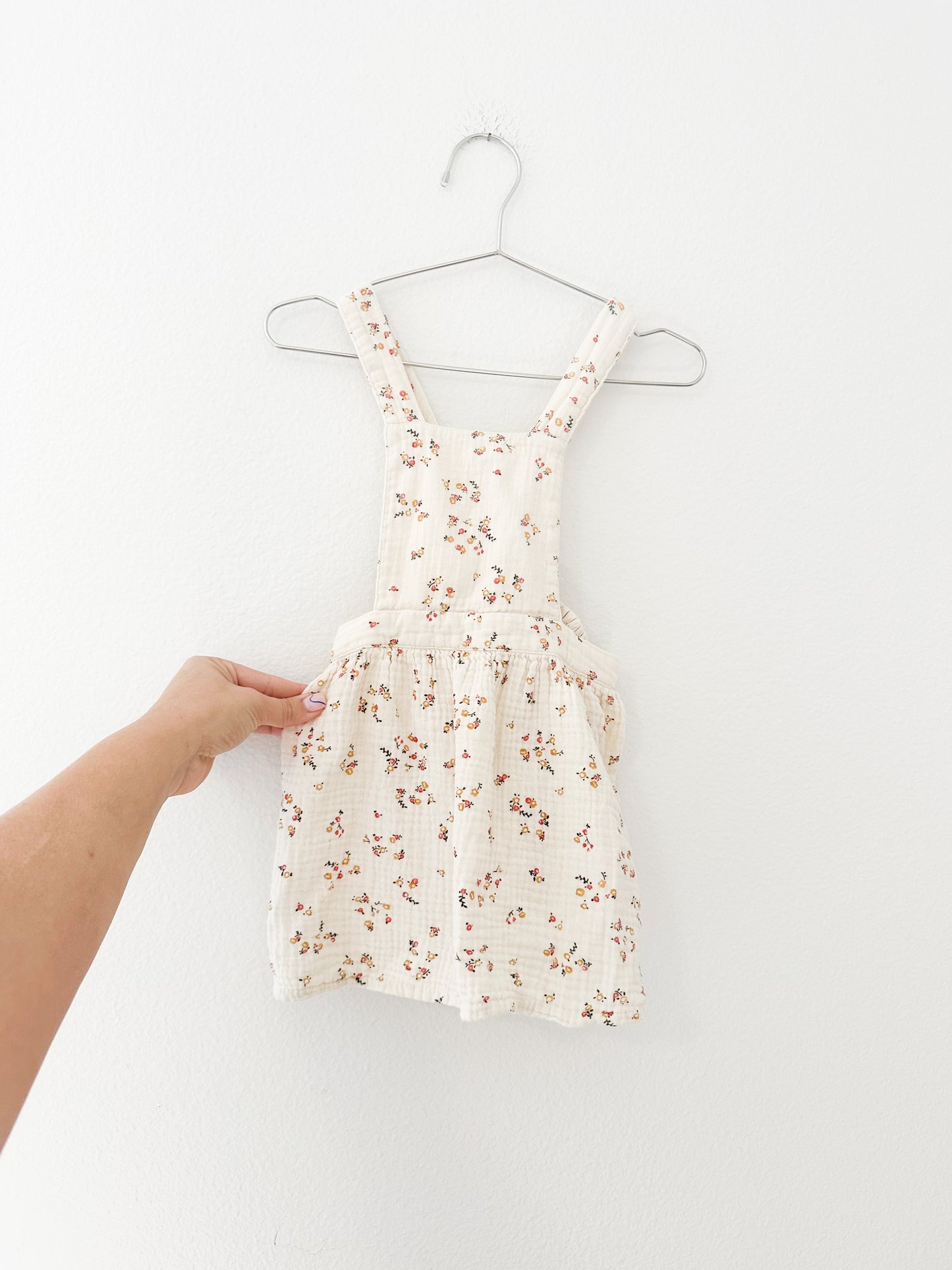 Zara floral jumper skirt || 2/3