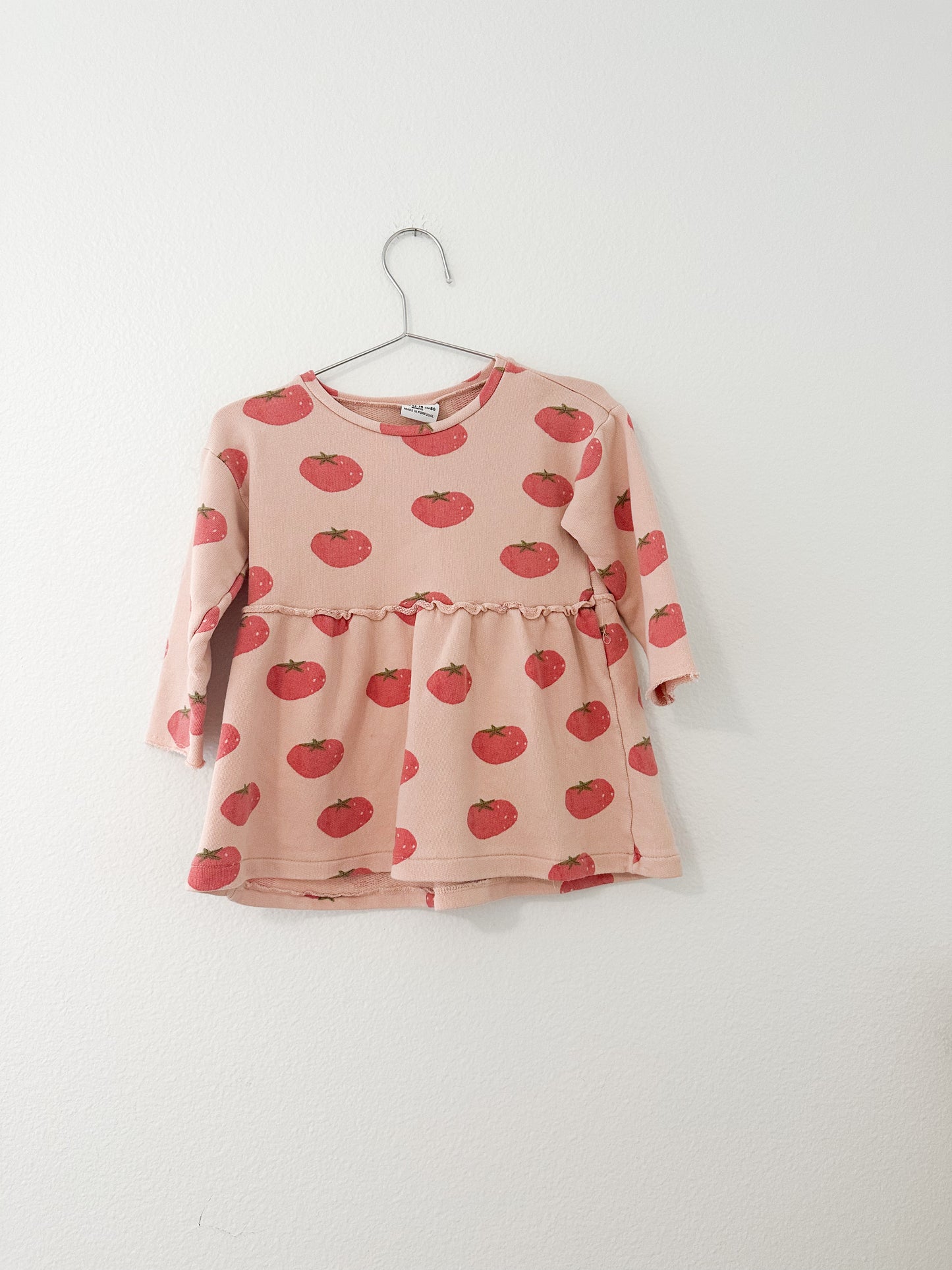 Zara tomato print dress || 12/18