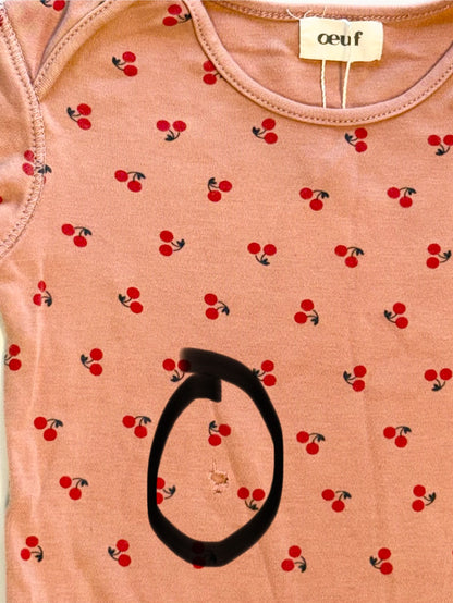 Oeuf || one piece || pink cherry||6m
