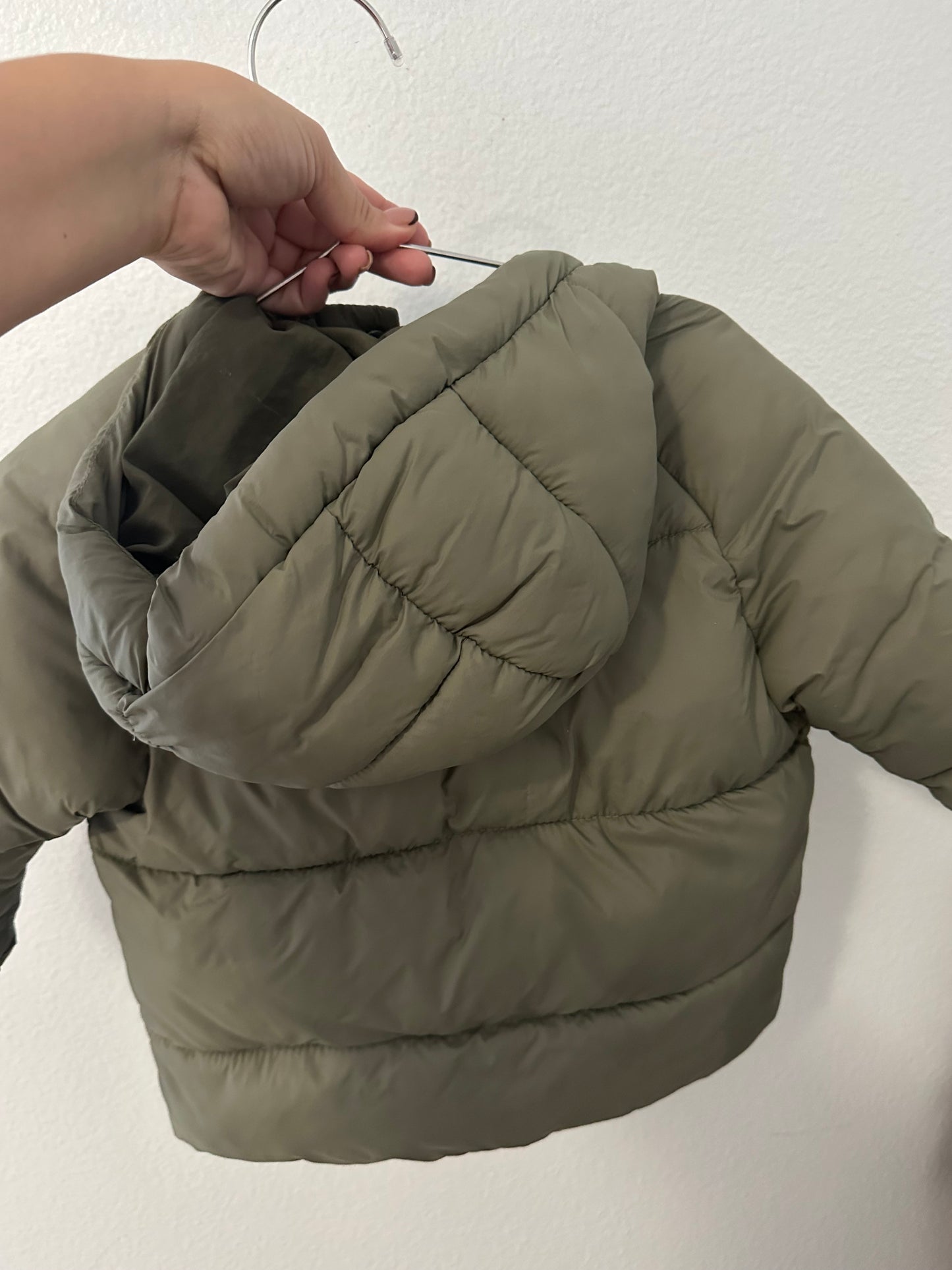 Zara green puffer jacket || 12/18