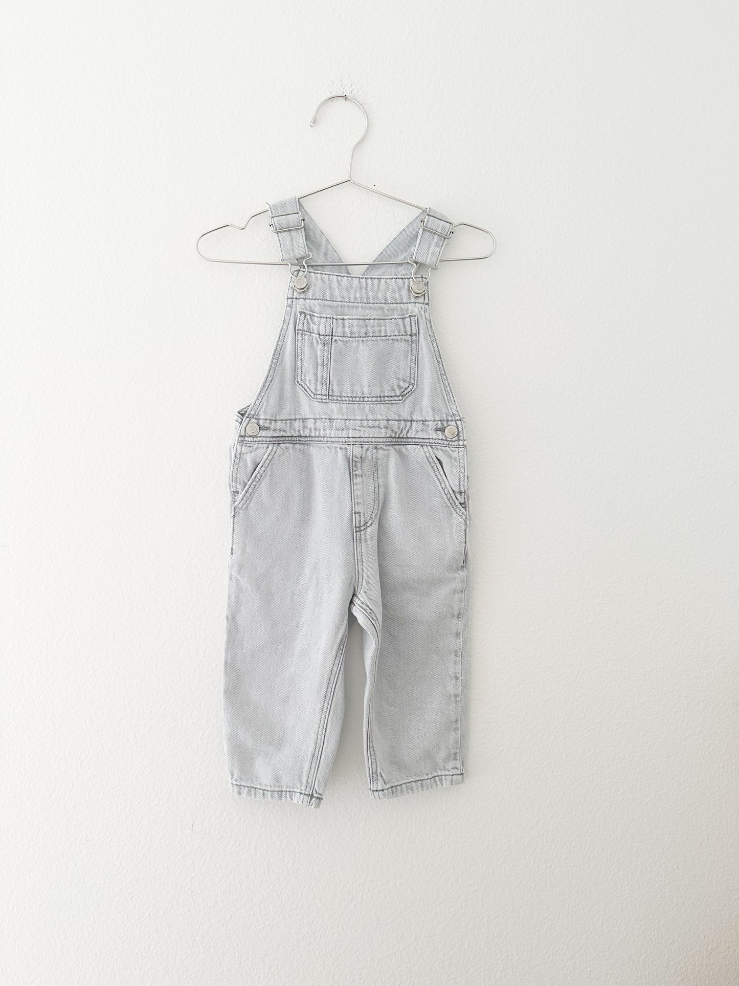 Zara denim overalls || 12/18