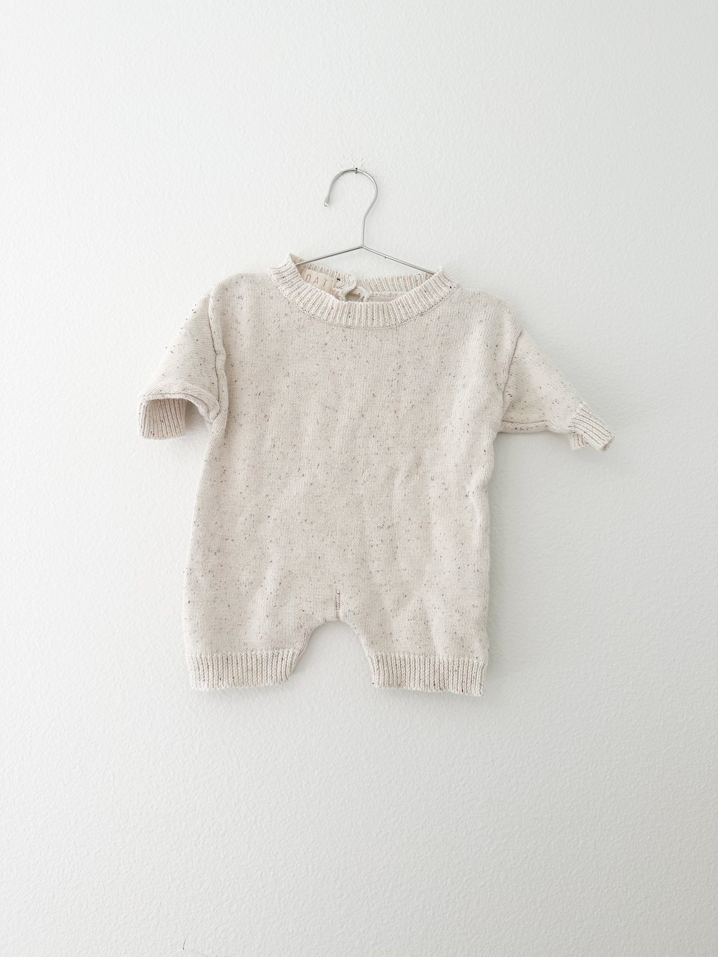 Oat sprinkle knit playsuit (6/12)