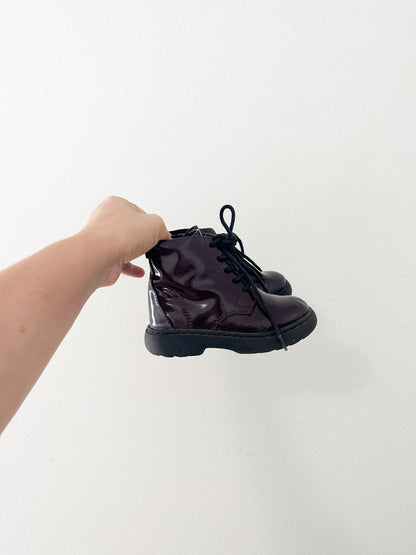 Zara patent Chelsea boots || 24 (7.5)