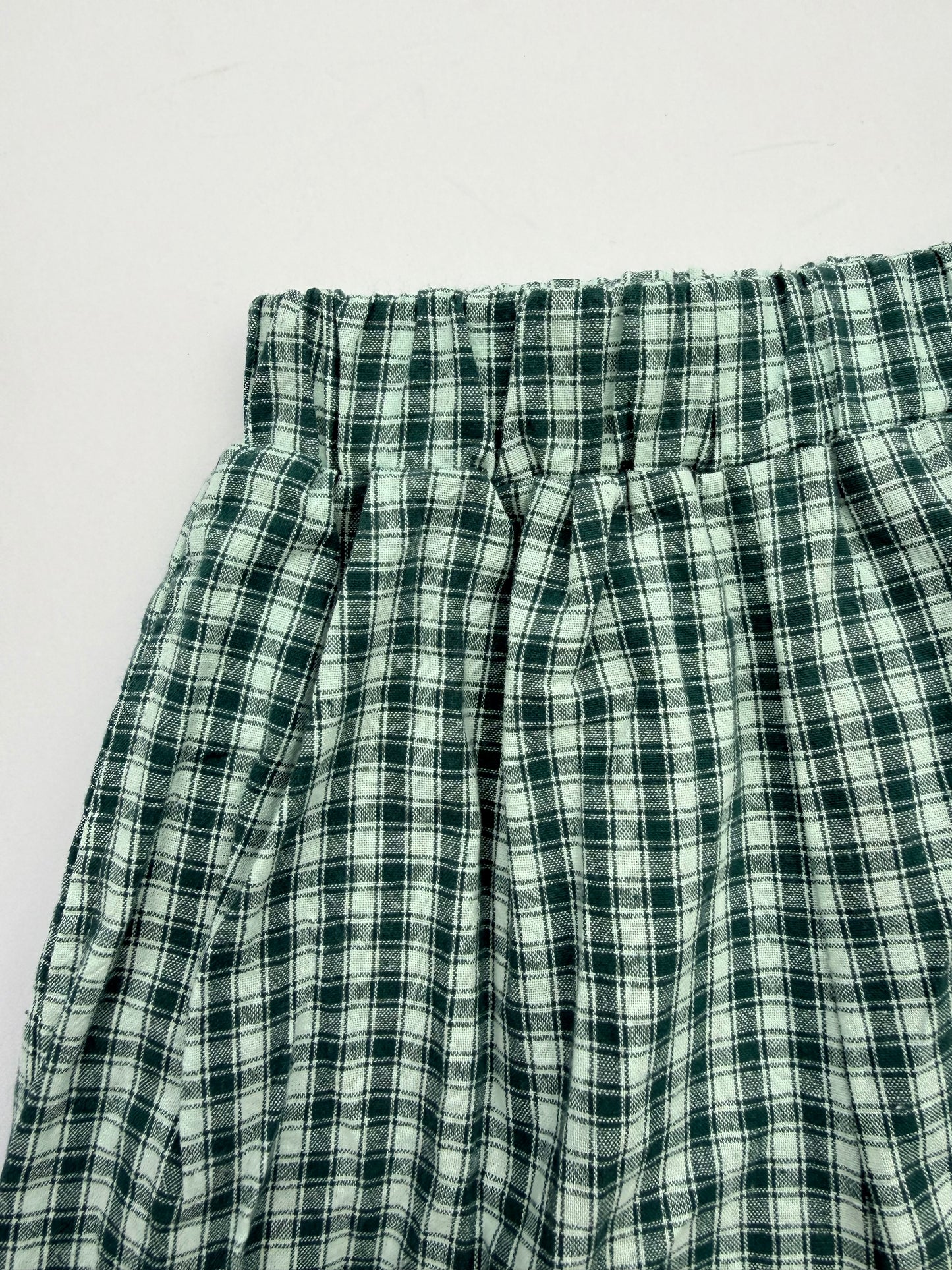 Fostered || green grid pant || size 2