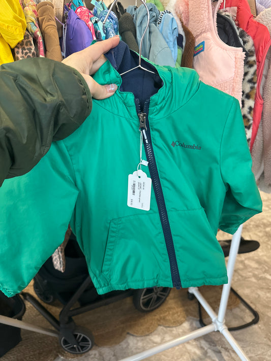 Columbia green jacket 2T