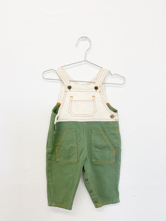 Fin & Vince color block overalls 6/12