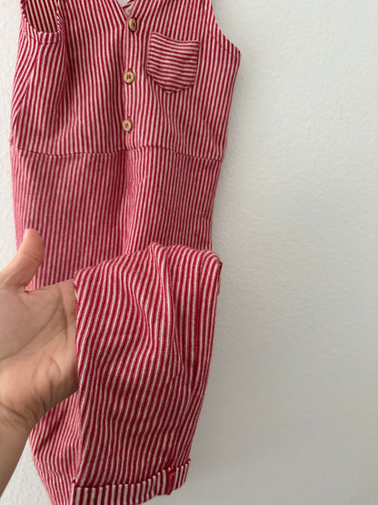 Zara stripe jumpsuit || 18/24