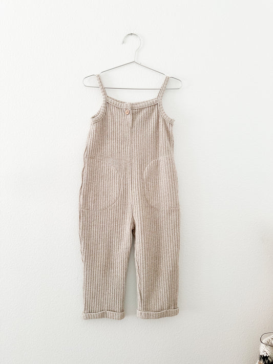 Zara waffle jumpsuit ( 3/4)