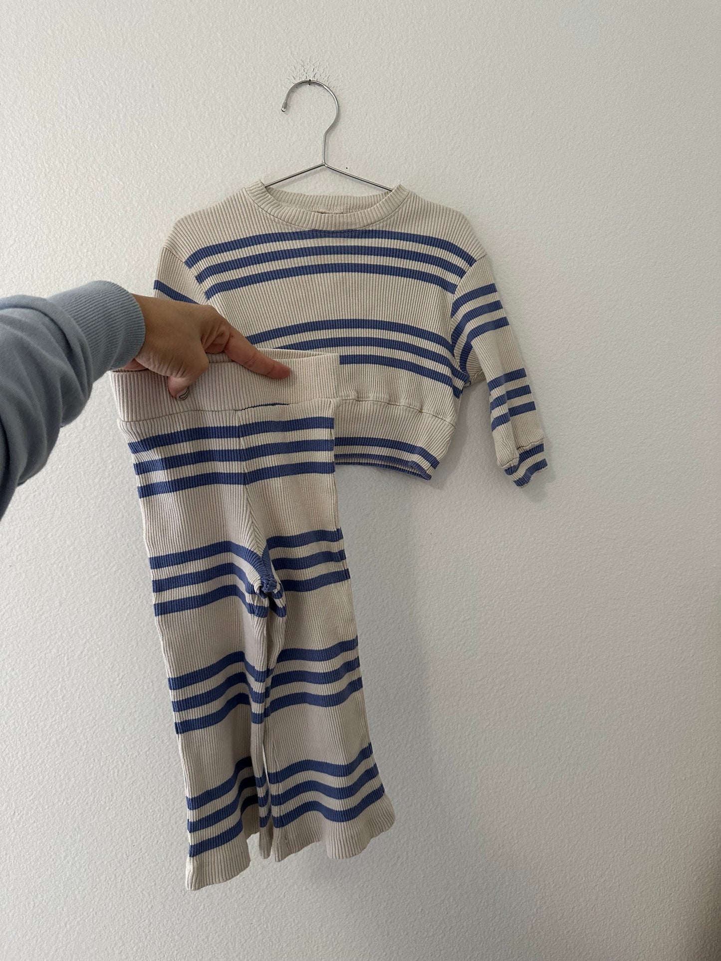 Millk ribbed set || 3T