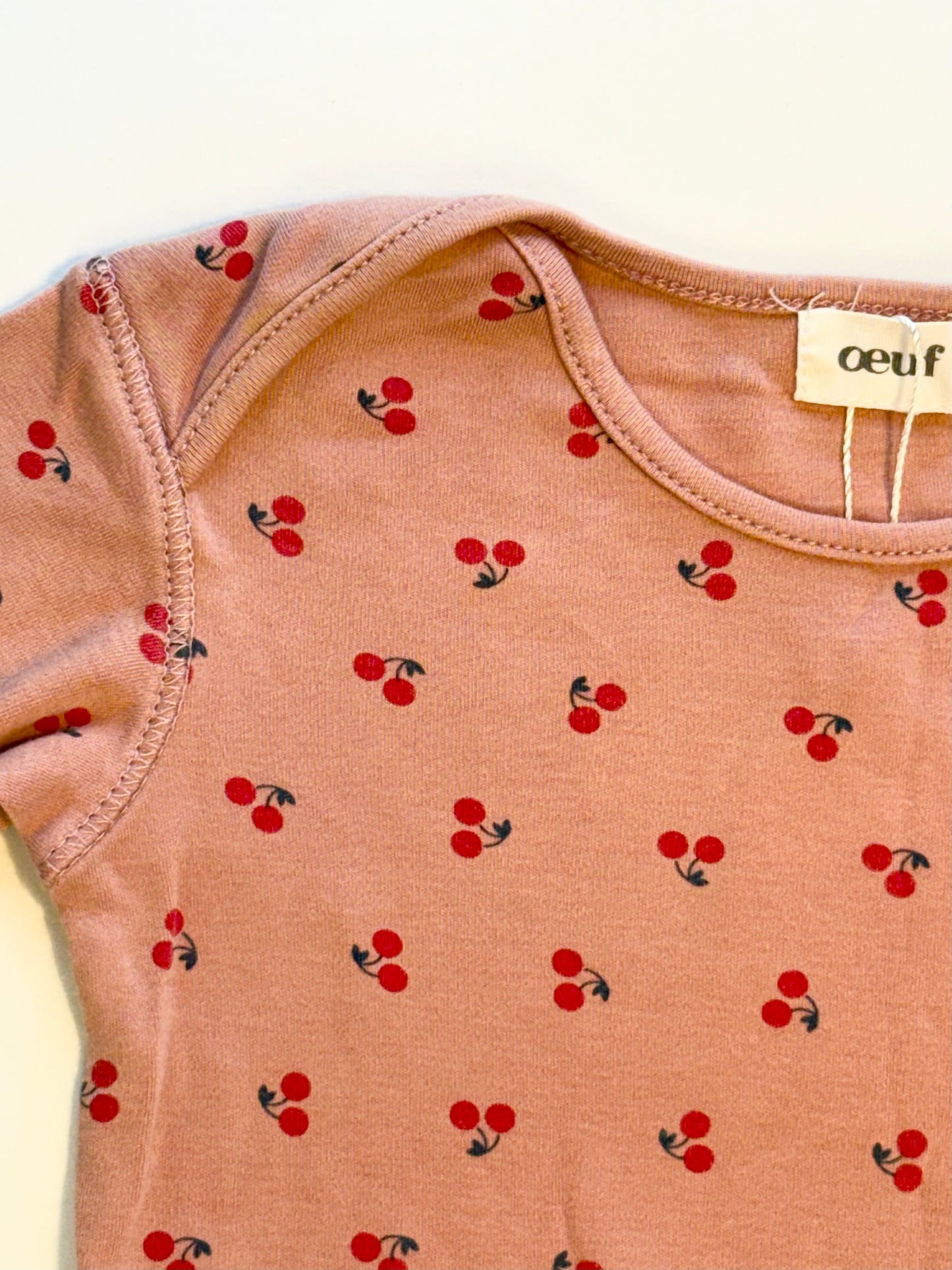 Oeuf || one piece || pink cherry||6m