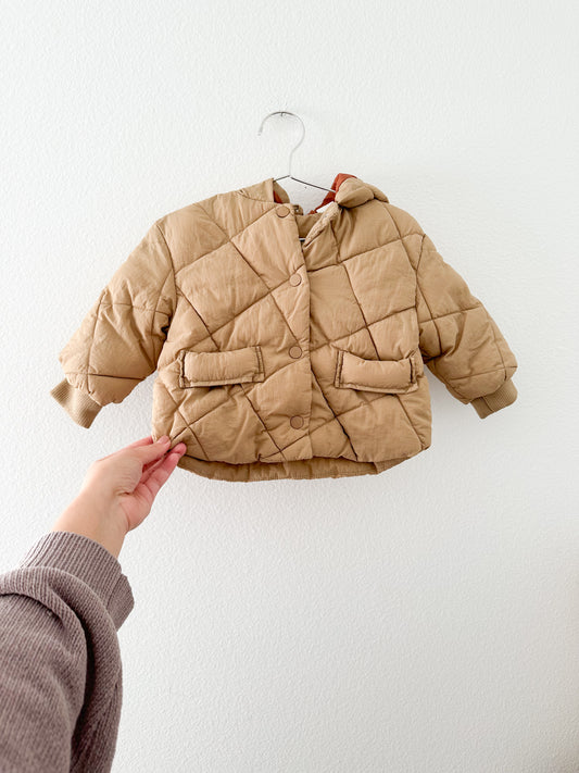 Zara quilted coat(9/12)