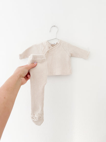 Zara cream waffle set || 1/3 M