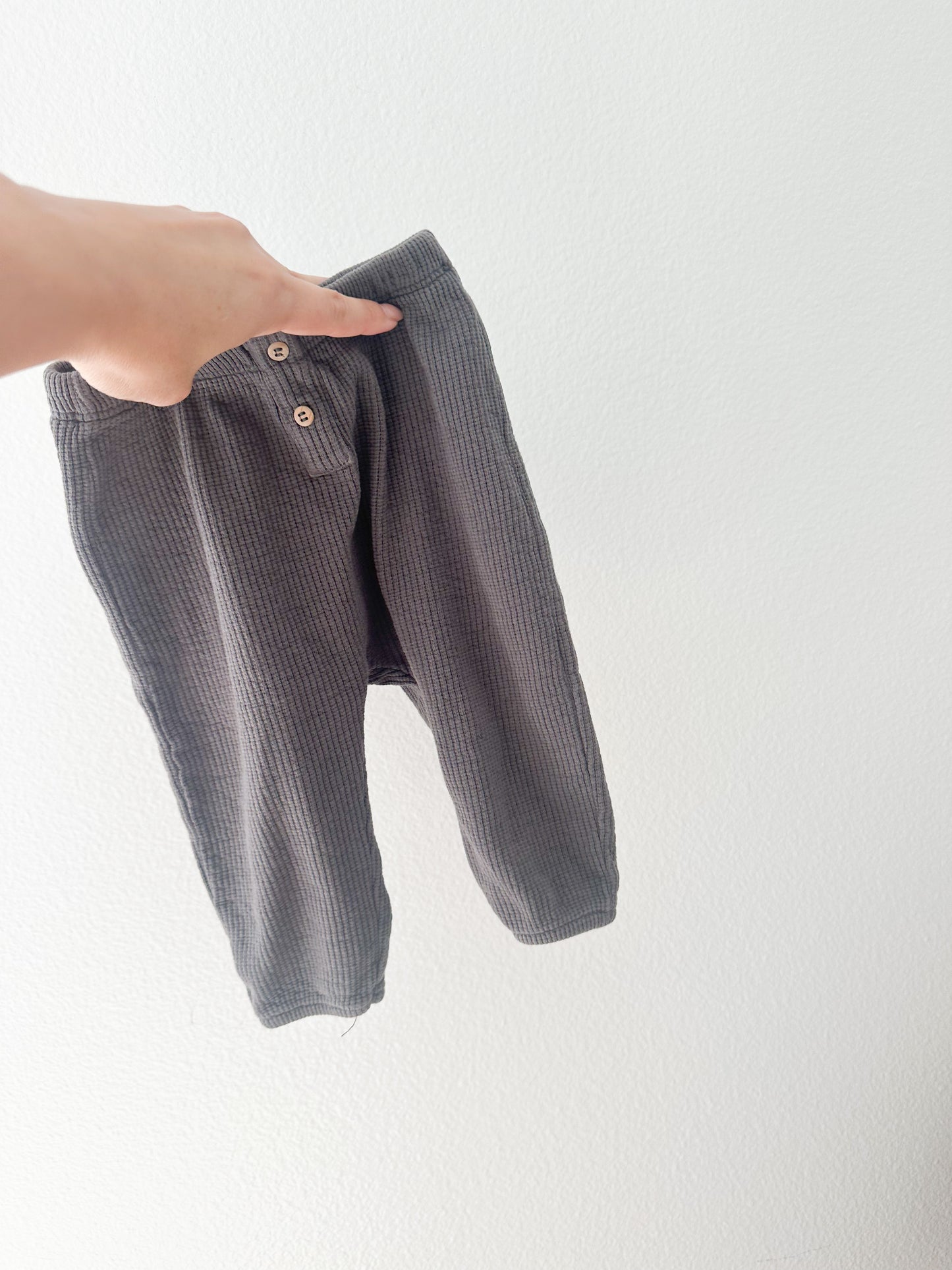 Zara waffle pants (6/9)