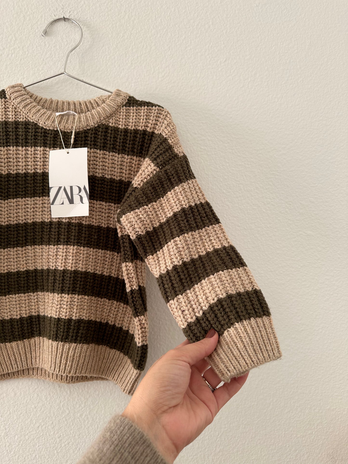 Zara striped knit sweater (3/4)