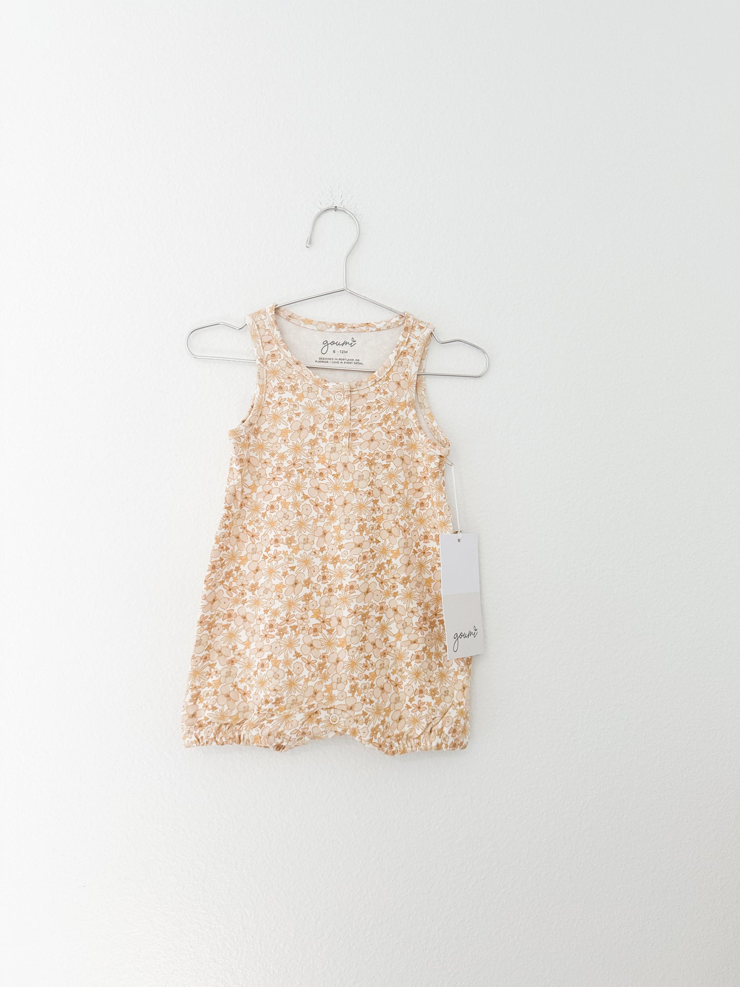 Goumi floral romper || 6/12
