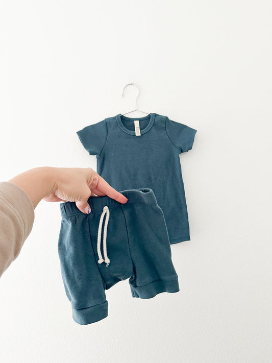Childhood clothing ribbed set|| 18/24