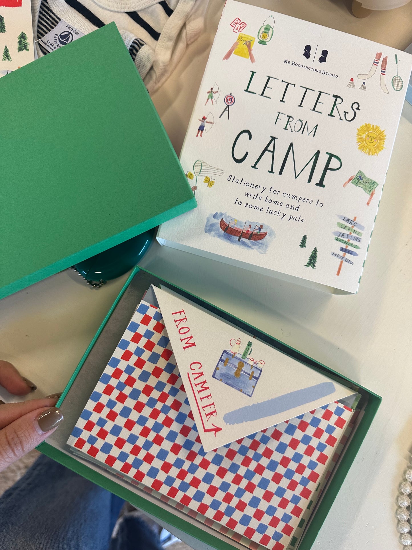 Letters from camp stationary