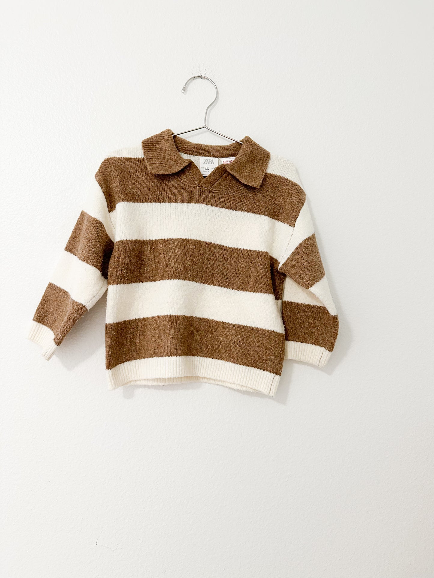 Zara knit collared sweater (2/3) mi