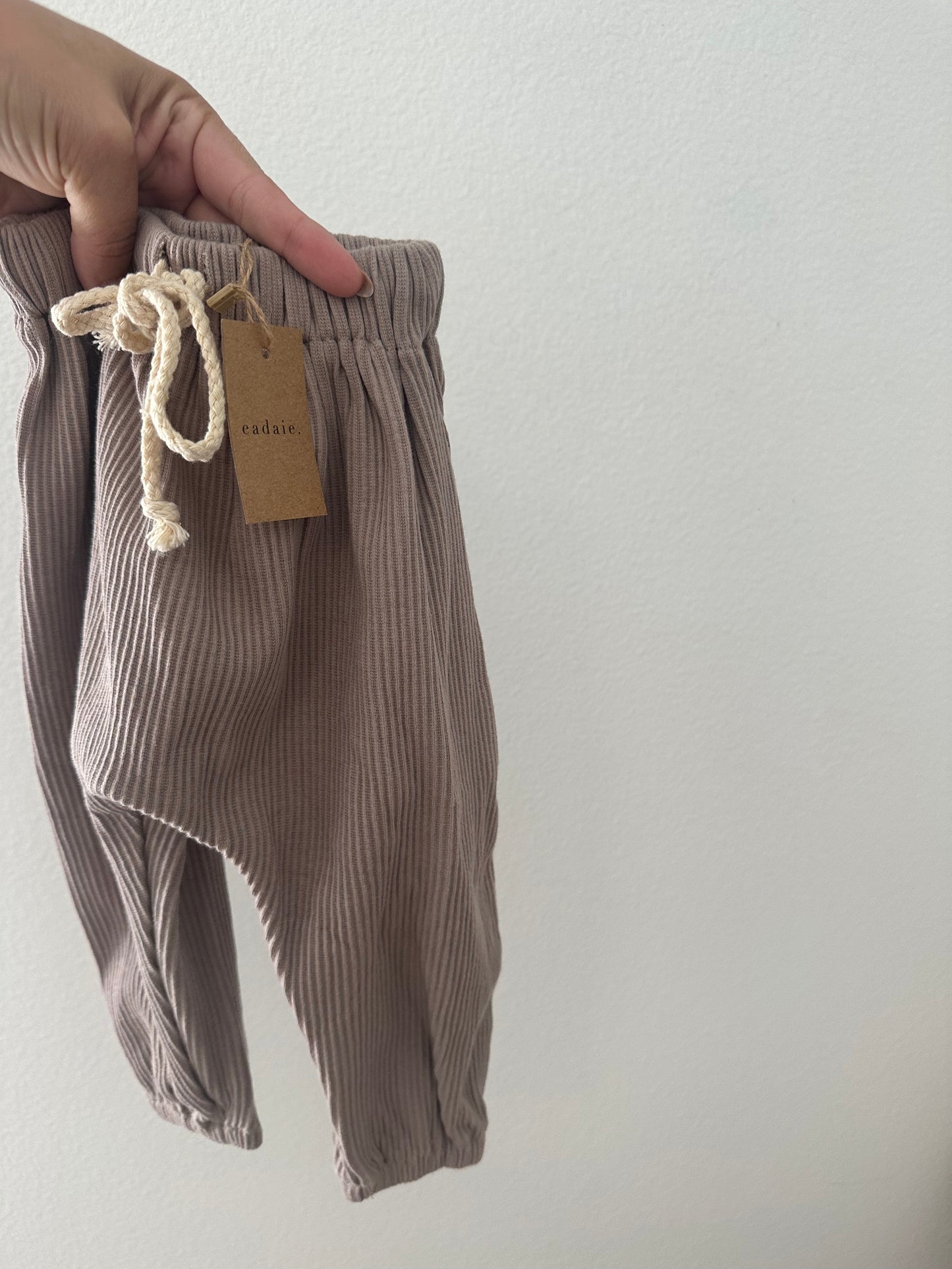 Eadaie ribbed baggy pants (3/6)
