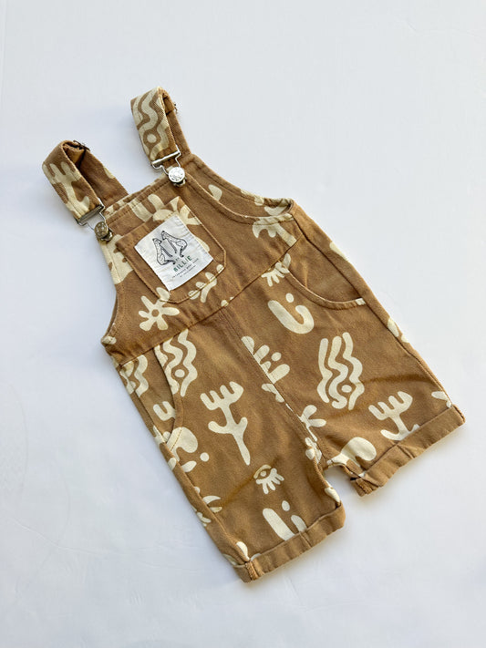 By Billie brown shortalls || 3/6M