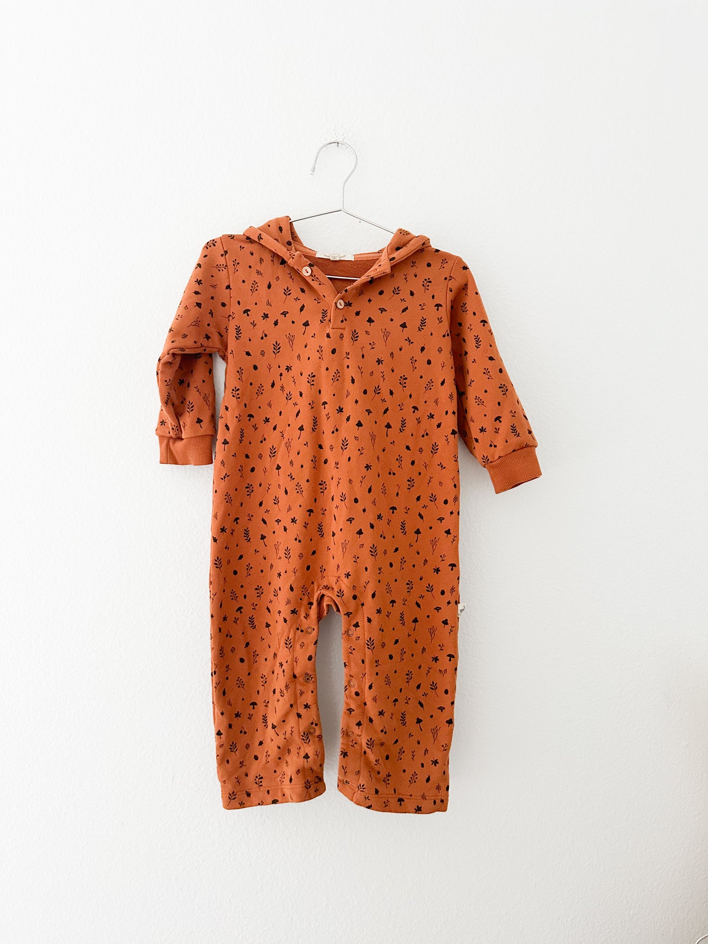 Red Caribou Pima cotton mushroom jumpsuit || 12/18