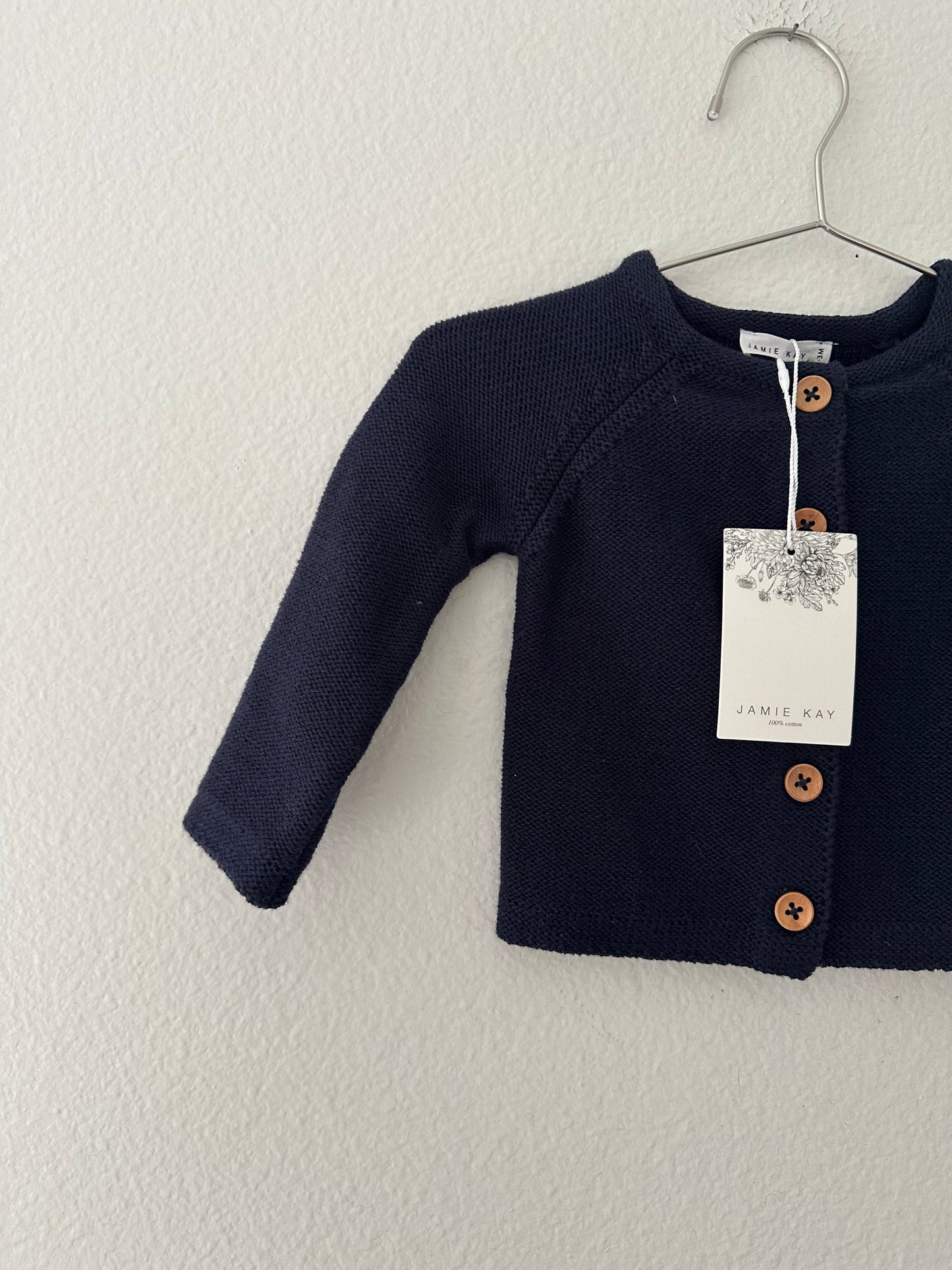 Jamie Kay simple cardigan || peacock (0/3)